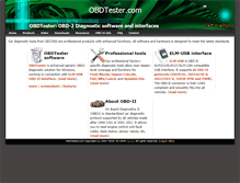 Tablet Screenshot of obdtester.com